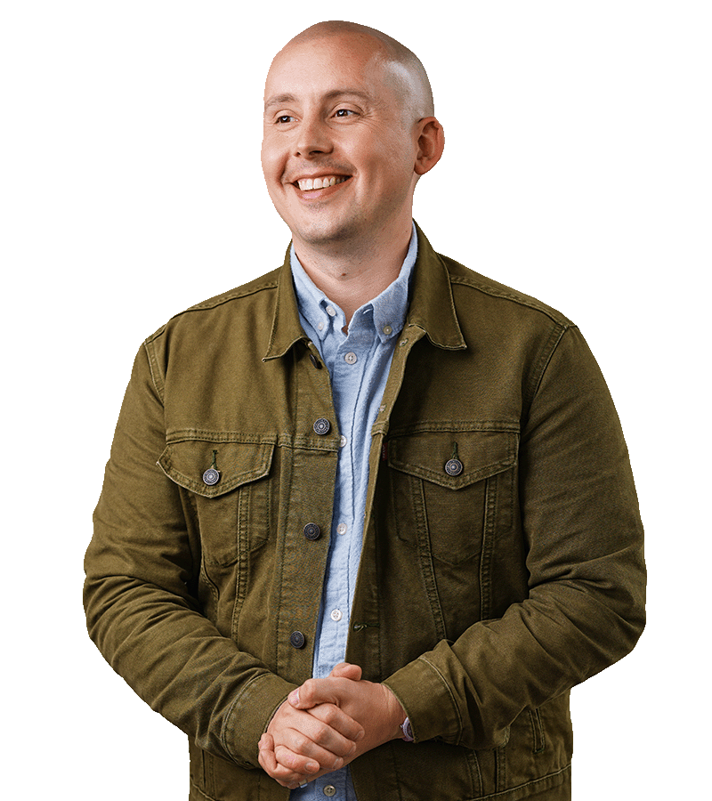 Garrett Jackson, COO and Co-Founder of Formada, smiling warmly Garrett Jackson, COO and Co-Founder of Formada, smiling warmly