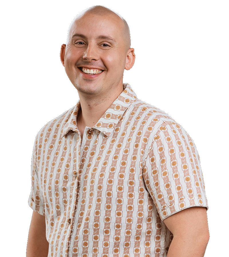 Formada's Garrett Jackson smiles warmly.