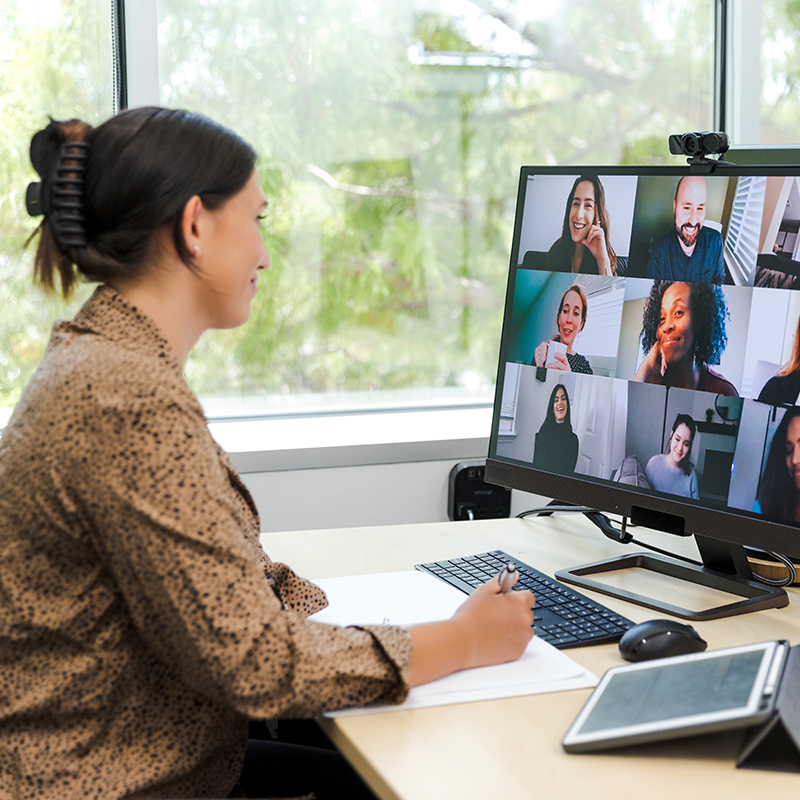 doctor on google meet with Formada team